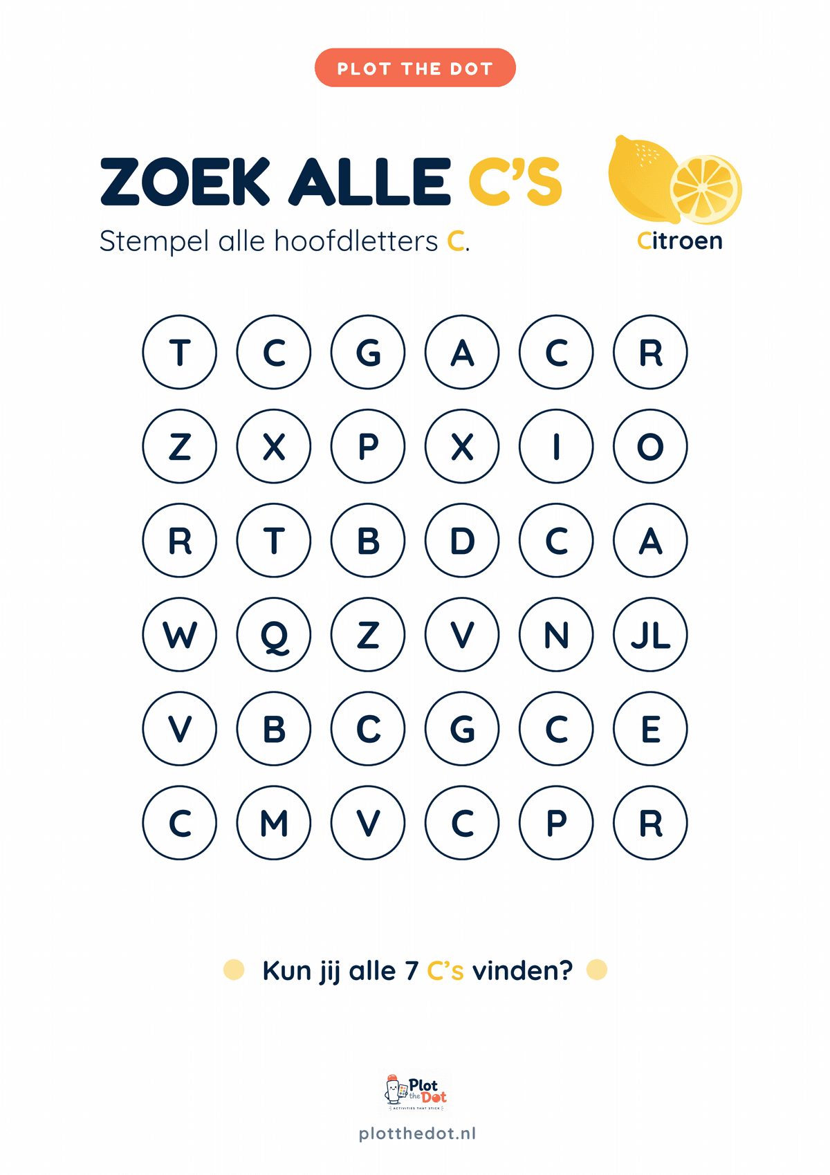 Zoek alle C's — Citroen